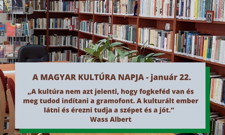 A magyar kultúra napja - Szép versek a hét minden napjára