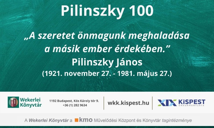 Versbarátok Klubja - Pilinszky 100